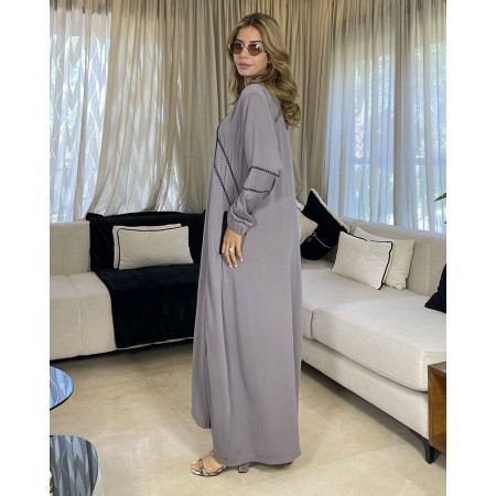 abaya en crepe