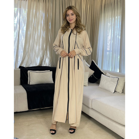 abaya en crepe