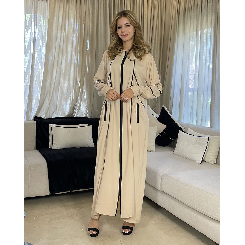 abaya en crepe