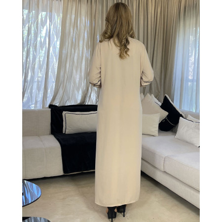 abaya en crepe