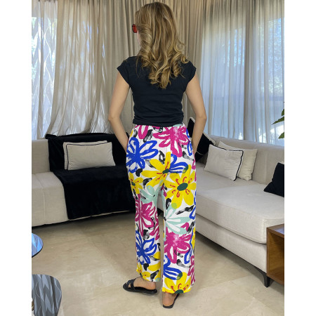 Pantalon en crepe