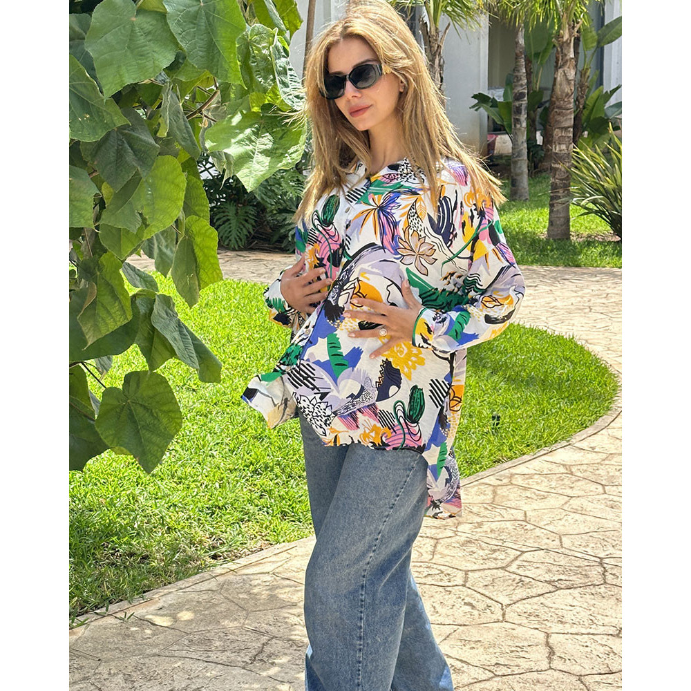 Chemise over size en lin