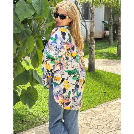 Chemise over size en lin