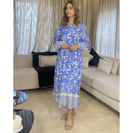 Chemise robe en crepe