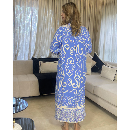Chemise robe en crepe