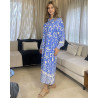 Chemise robe en crepe