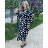 Chemise robe en crepe