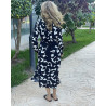 Chemise robe en crepe