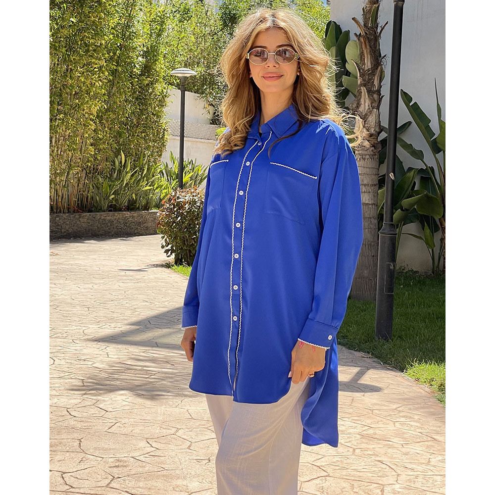 Chemise en crepe de soie