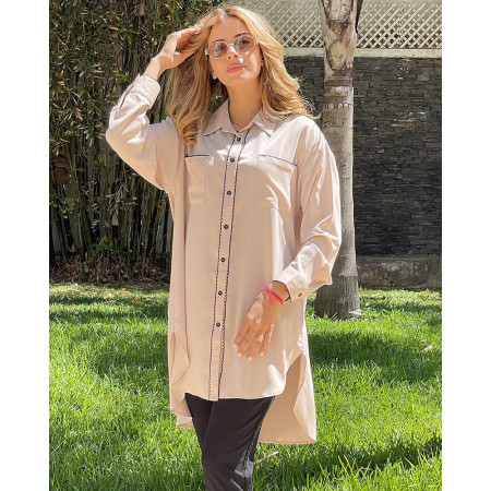 Chemise en crepe de soie