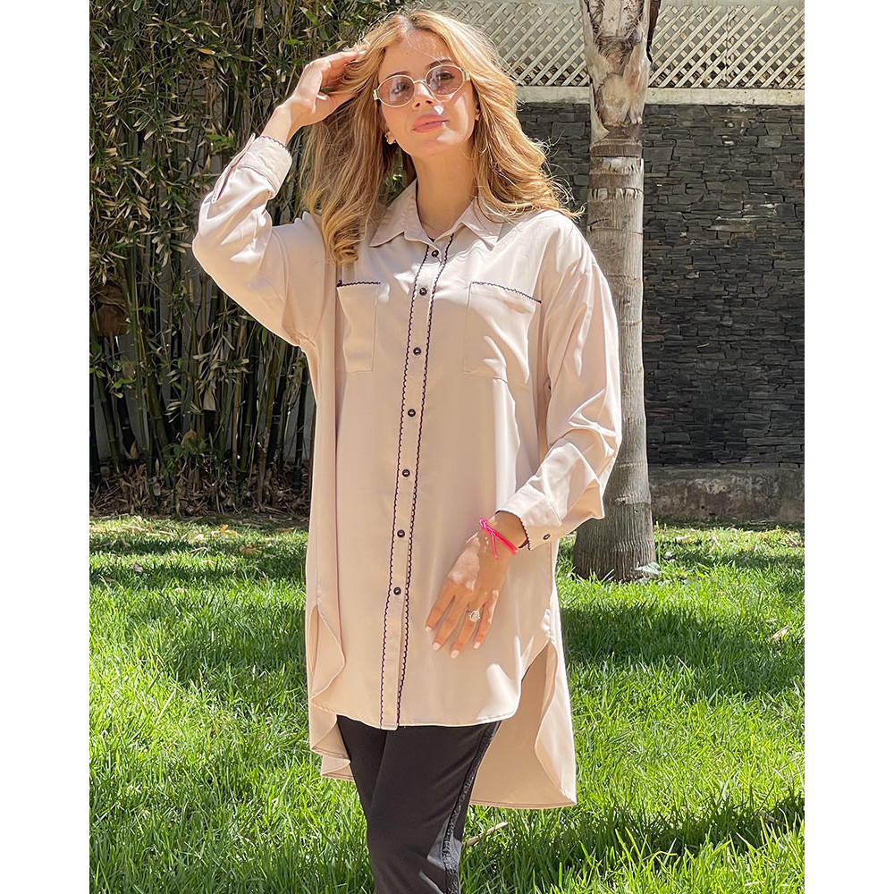Chemise en crepe de soie