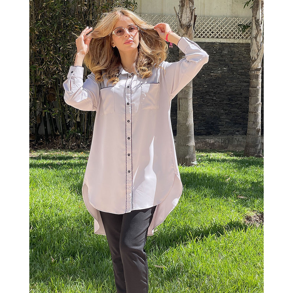 Chemise en crepe de soie